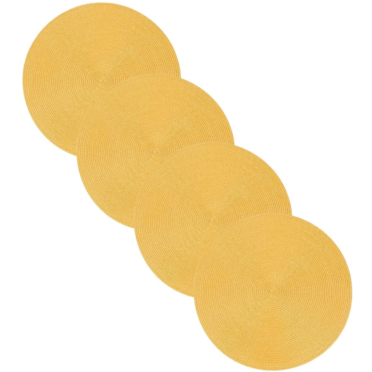 Now Designs By Danica 15" Disko Placemats (Set Of 4) | Honey