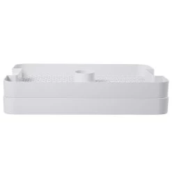 L'Equip Food FilterPro Dehydrator Deep Trays- 2 Pk - White