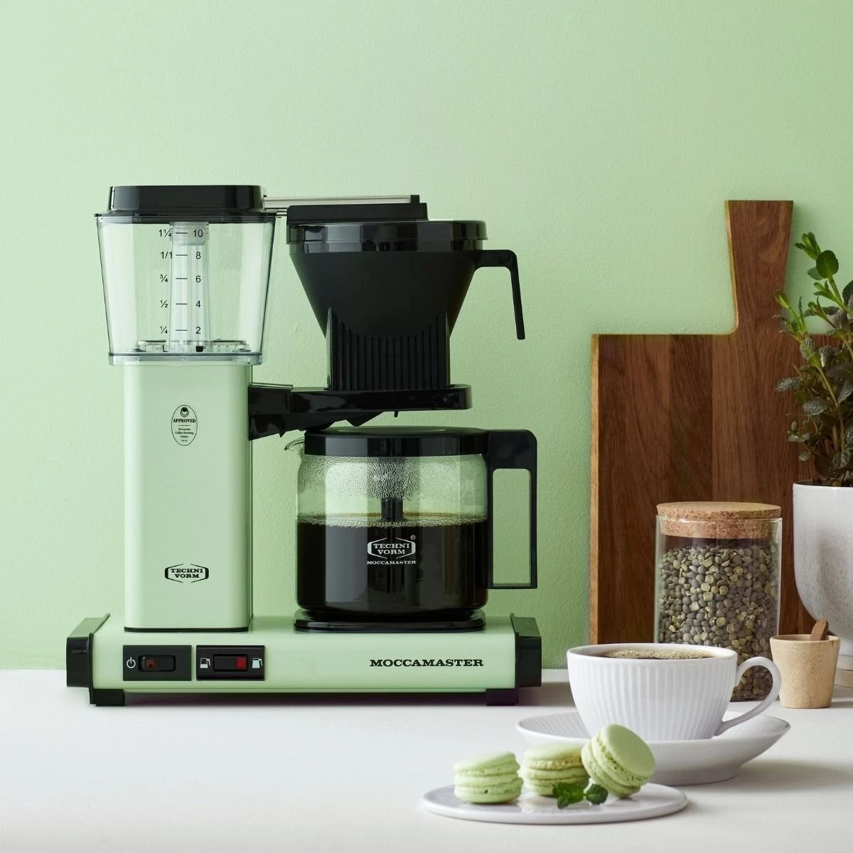 Moccamaster KBGV Automatic Drip Stop Coffee Maker (40 Oz Glass Carafe) | Pistachio - Image 7