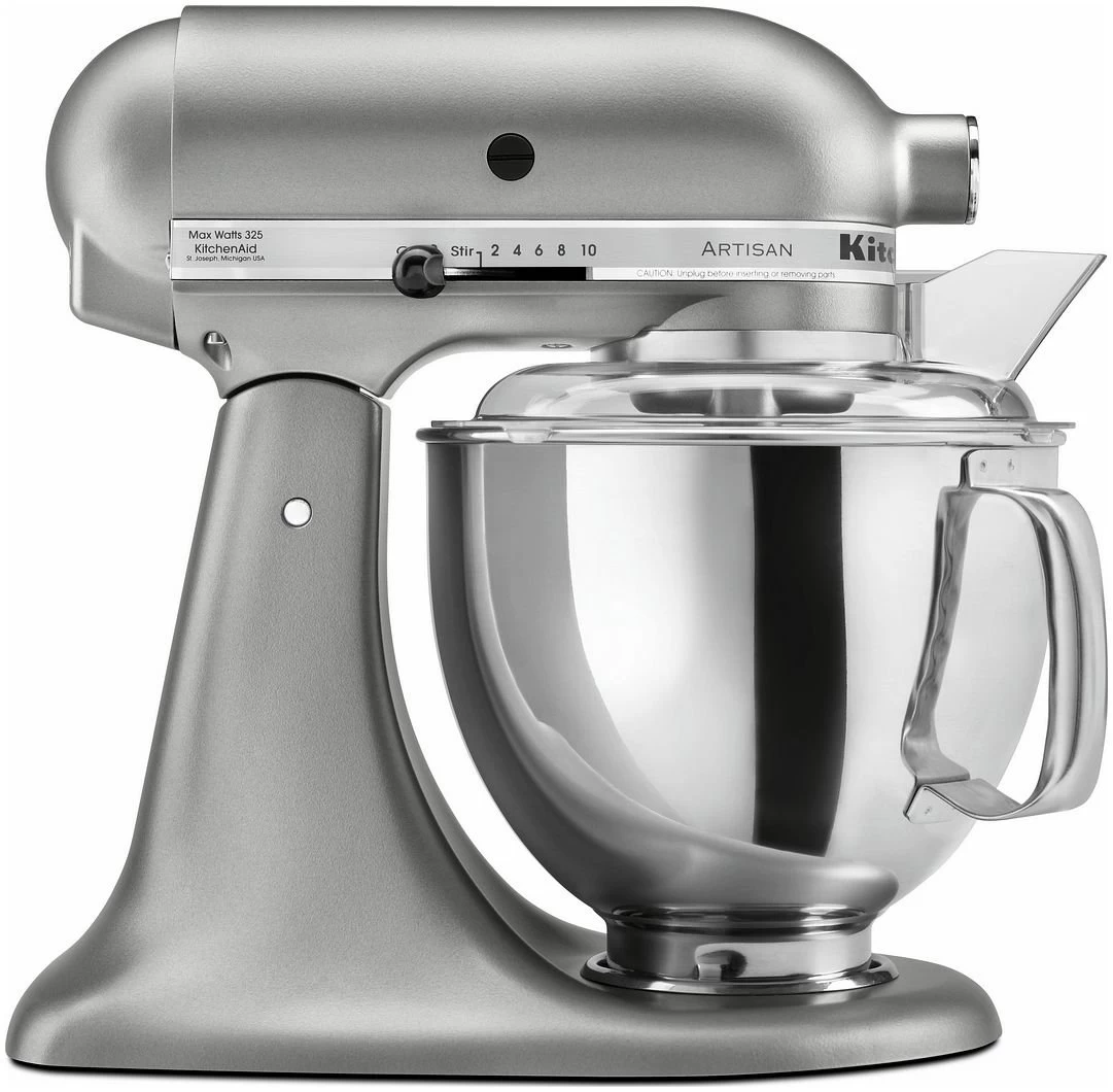 KitchenAid 5-Quart Artisan Tilt-Head Stand Mixer | Contour Silver - Image 2