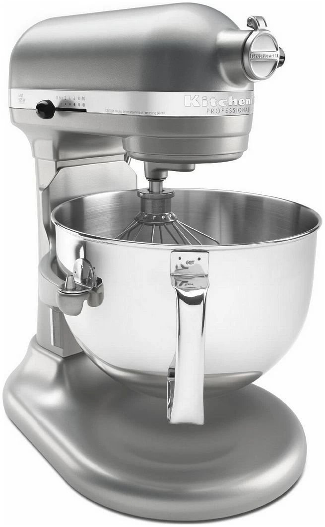 KitchenAid 6-Quart Pro 600 Bowl-Lift Stand Mixer | Nickel Pearl - Image 2