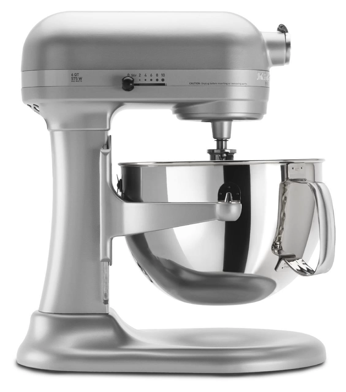 KitchenAid 6-Quart Pro 600 Bowl-Lift Stand Mixer | Nickel Pearl
