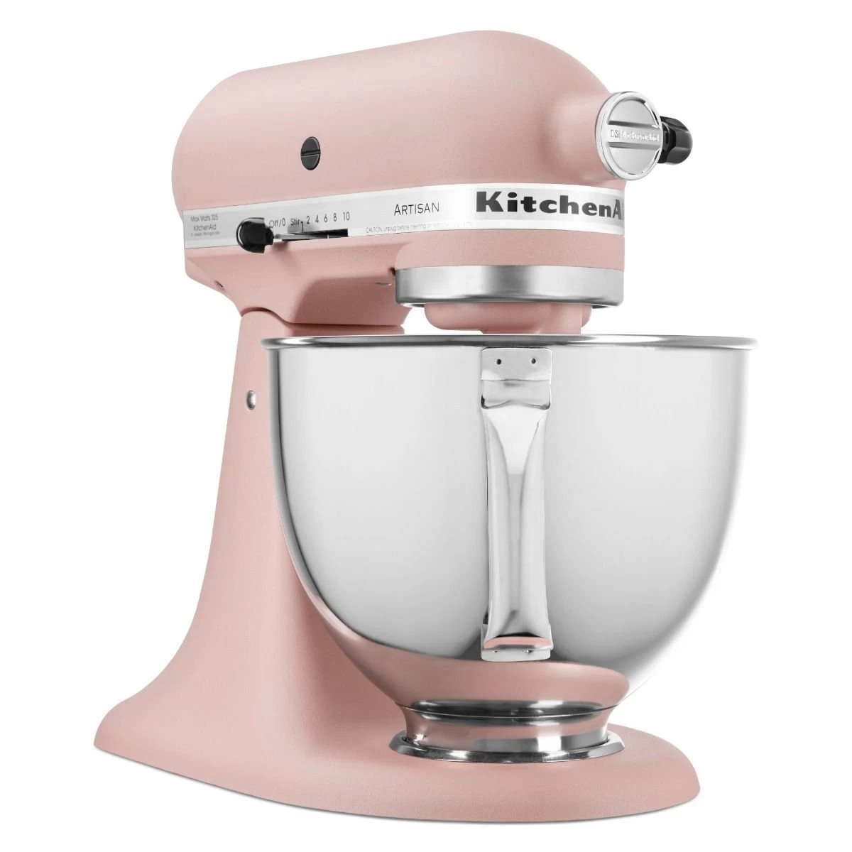 KitchenAid 5-Quart Artisan Tilt-Head Stand Mixer | Feather Pink - Image 3