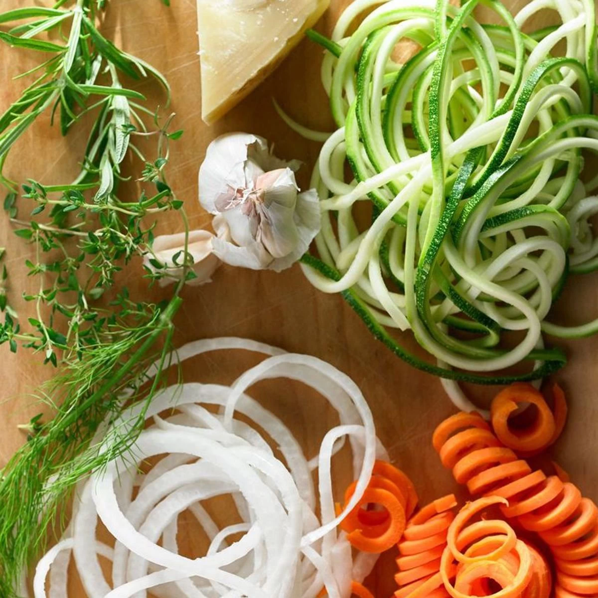 KitchenAid Spiralizer Attachment + Angel Hair & Thin Slice Blade Spiralizer Accessories - Image 5