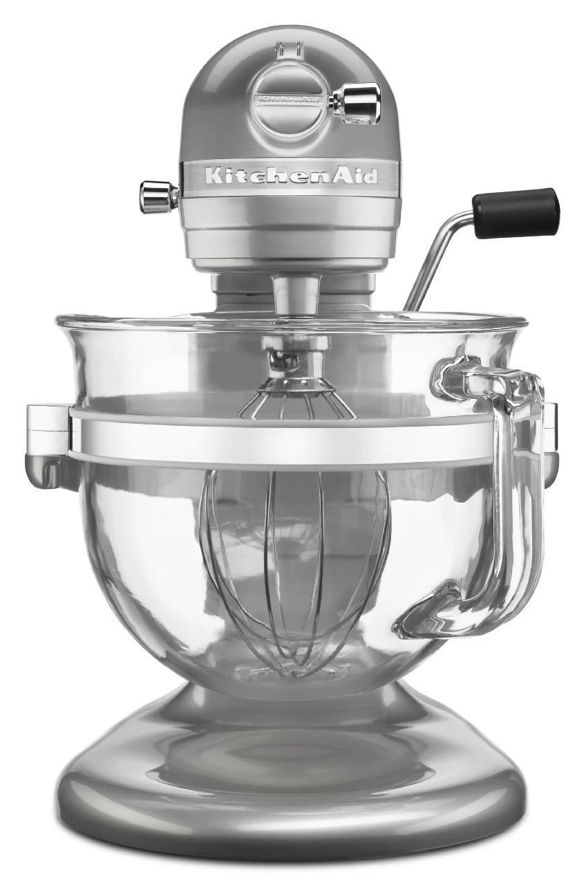 KitchenAid 6-Quart Pro 6500 Design Series Bowl-Lift Stand Mixer | Sugar Pearl Silver - Image 2
