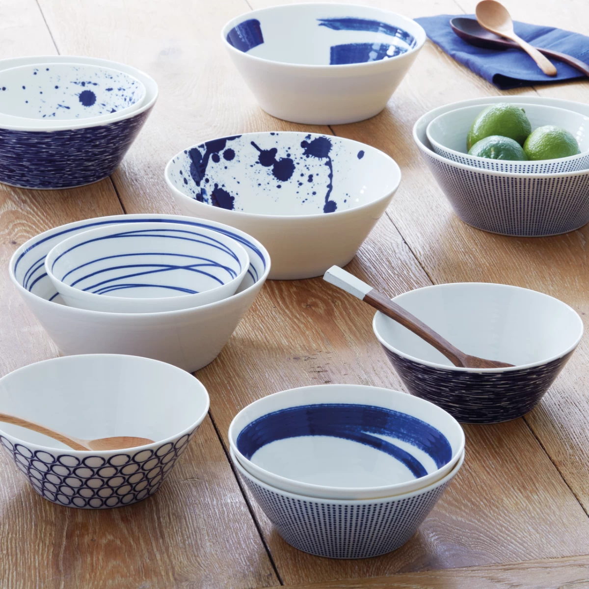 Royal Doulton Tapas Bowls (Set Of 6) | Pacific Blue - Image 2