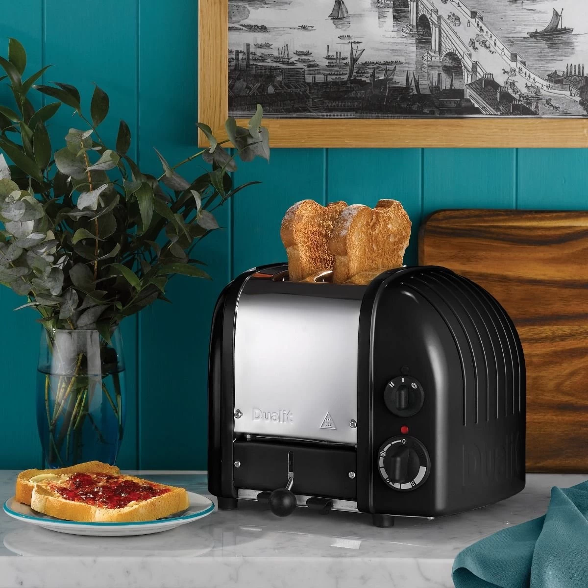 Dualit NewGen Classic 2-Slice Toaster | Matte Black - Image 4