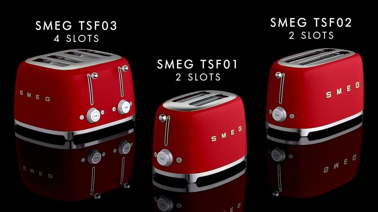 SMEG 2-Slice Toaster | White - Image 3