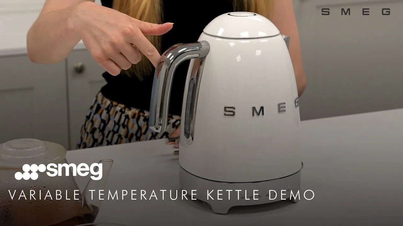 SMEG Variable Temperature Electric Water Kettle | White - Image 3