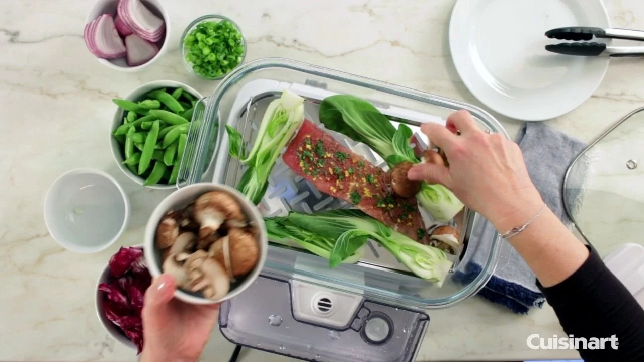 Cuisinart CookFreshâ„¢ Digital Glass Steamer | Stainless Steel - Image 4