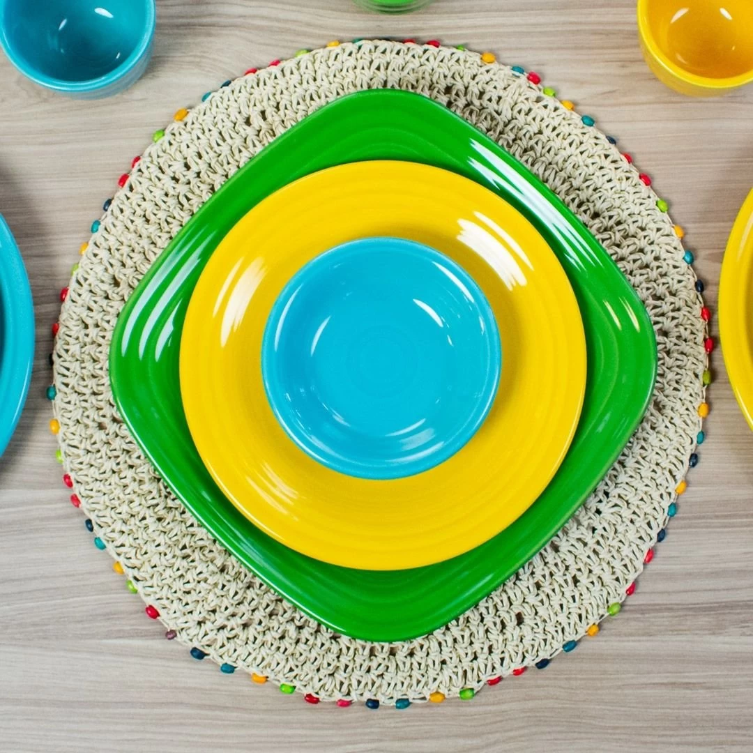 Fiesta® 15" Round Placemat | Cabo Bead - Image 2