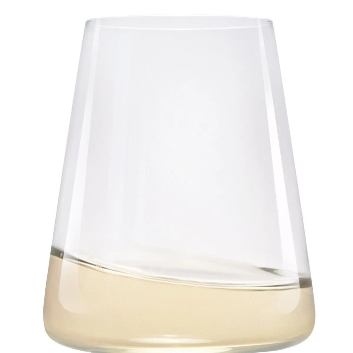 Stolzle 12.75oz Power Crystal White Wine Stemless Glasses | Set Of 4 - Image 3