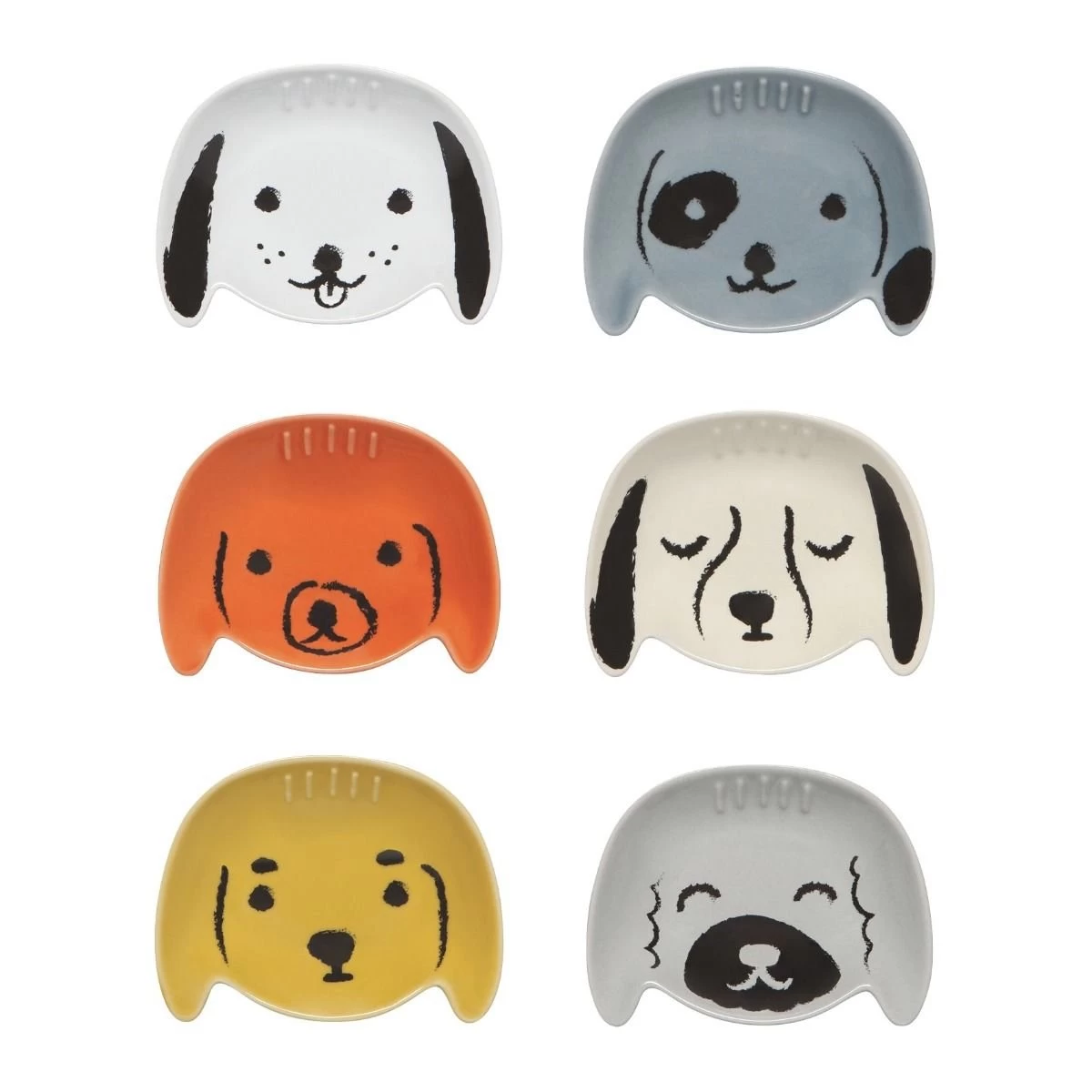 Danica Jubilee 2oz Shaped Pinch Bowls (Set Of 6) | Puppy Love
