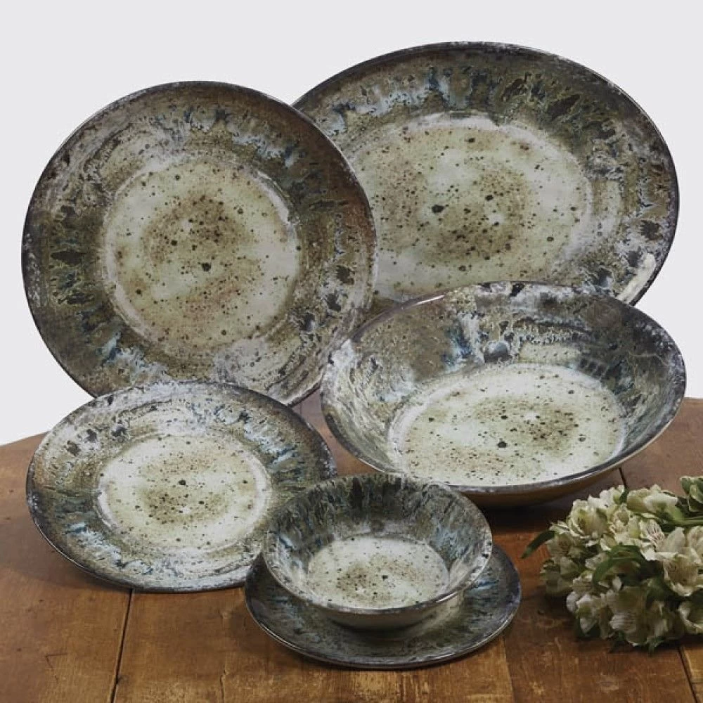 Certified International 14" Melamine Round Platter | Radiance Cream - Image 2