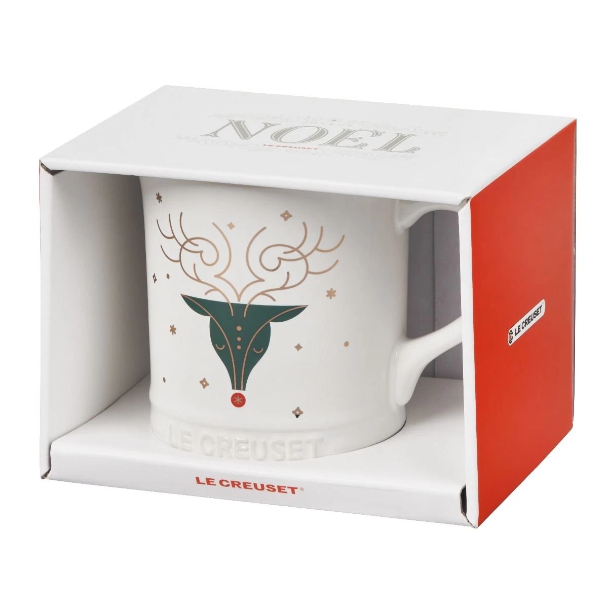 Le Creuset 14oz Mug | Noel (Reindeer Face) - Image 3