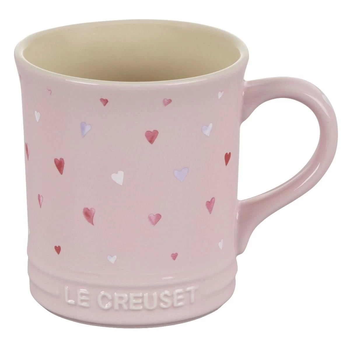 Le Creuset L'Amour Collection 14oz Mug With Heart Applique | Chiffon Pink
