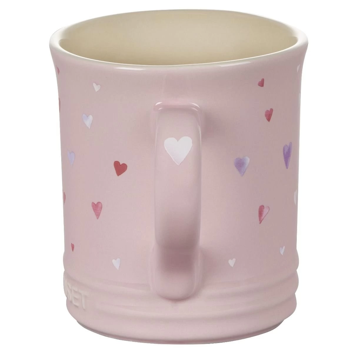 Le Creuset L'Amour Collection 14oz Mug With Heart Applique | Chiffon Pink - Image 2