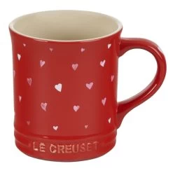 Le Creuset L'Amour Collection 14oz Mug With Heart Applique | Cerise