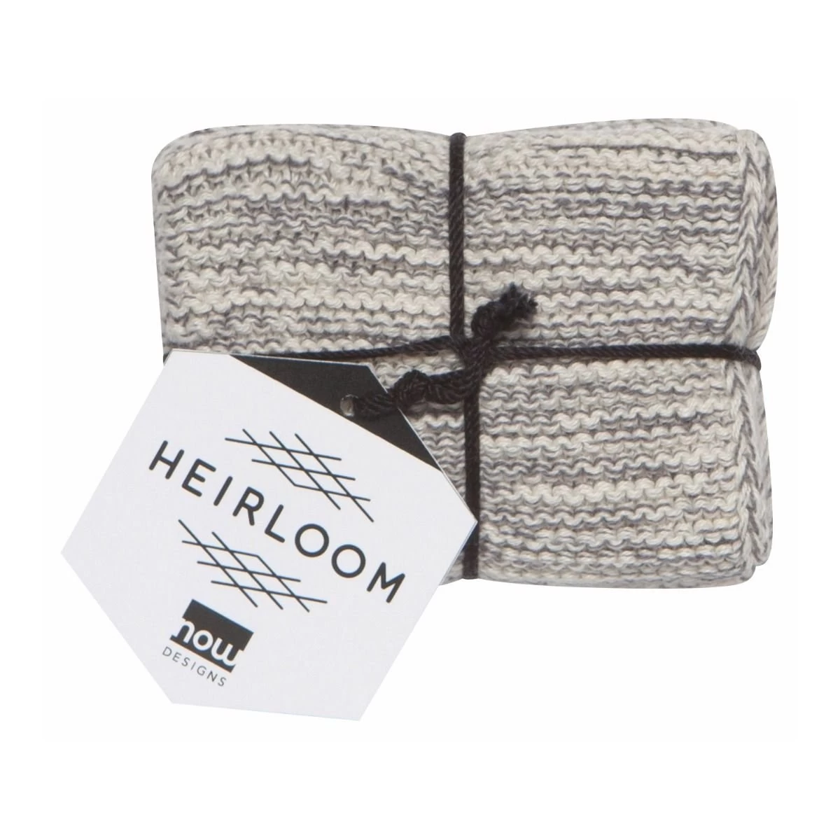 Danica Heirloom 8" X 8" Knit Dishcloths (Set Of 2) | Shadow - Image 3