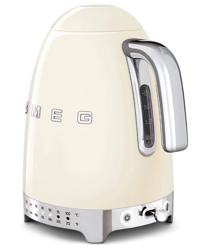 SMEG Variable Temperature Electric Water Kettle | Cream - Image 2