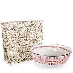 Golden Rabbit Enamelware 10.5" Bowl In Gift Box | Showtime Popcorn