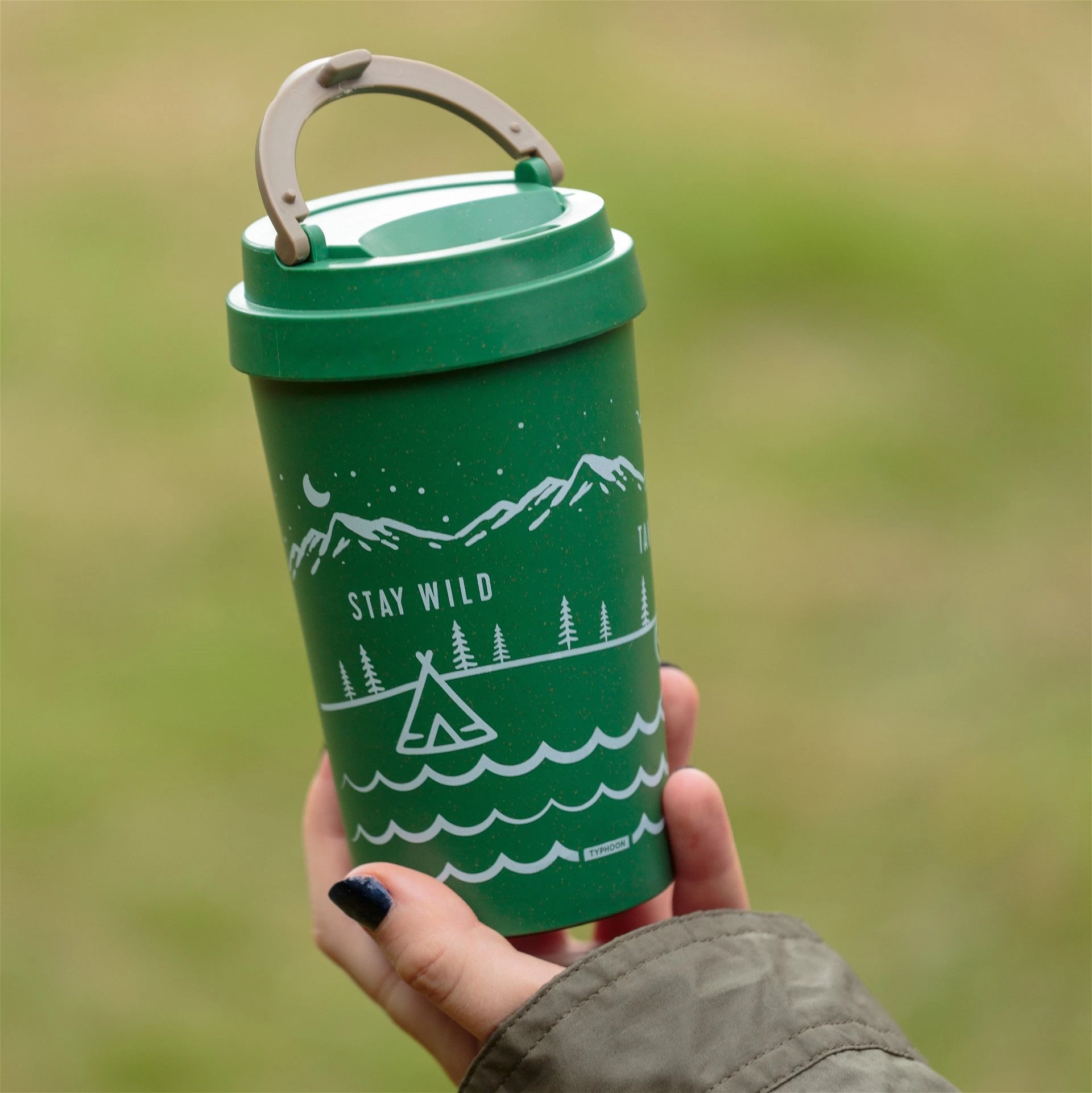 Typhoon PURE 12.8oz Wheat Fiber Travel Mug | Stay Wild - Image 2