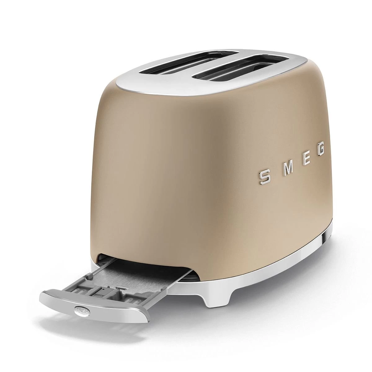 SMEG 2-Slice Toaster | Matte Champagne - Image 6