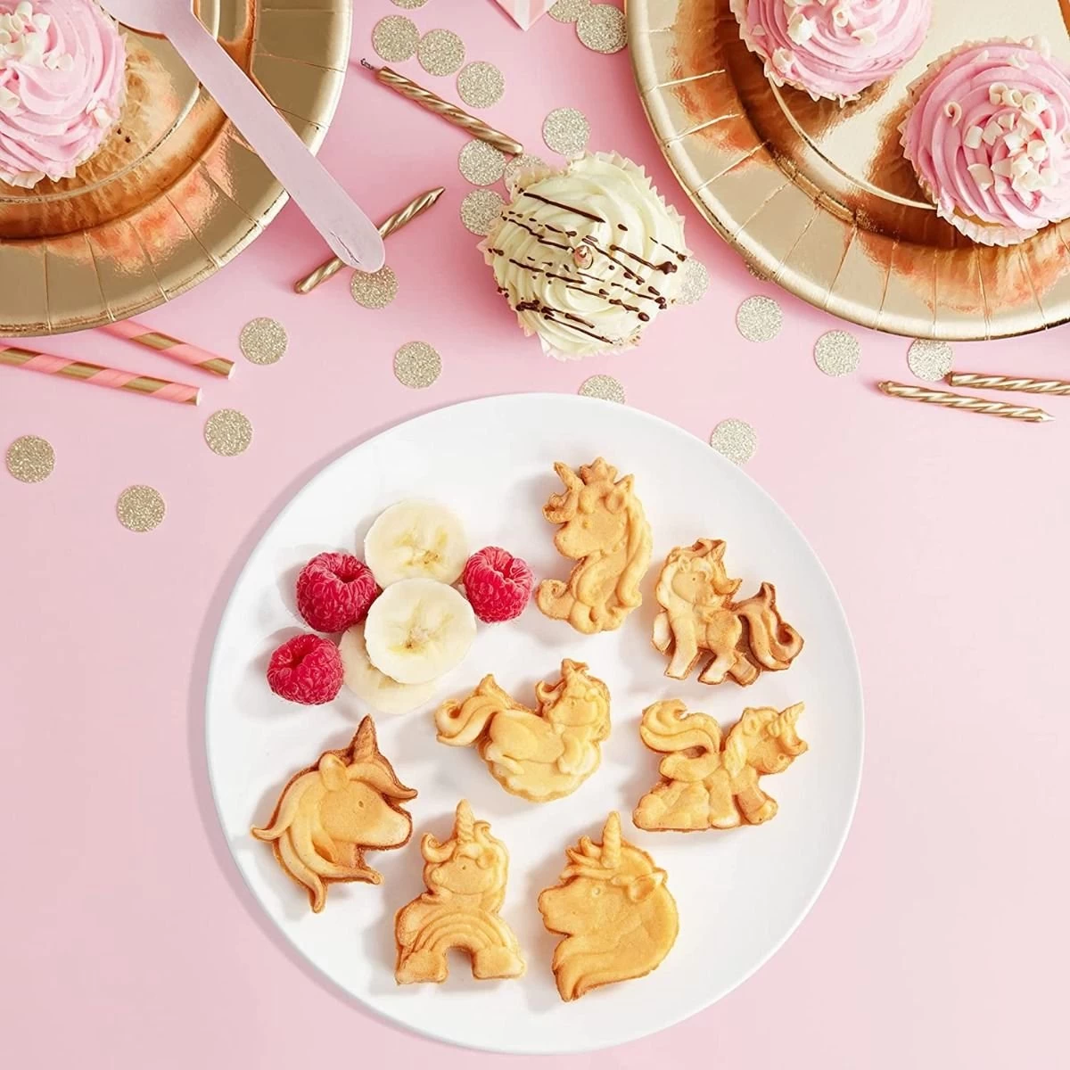 CucinaPro Unicorn Party Waffle Maker - Image 5