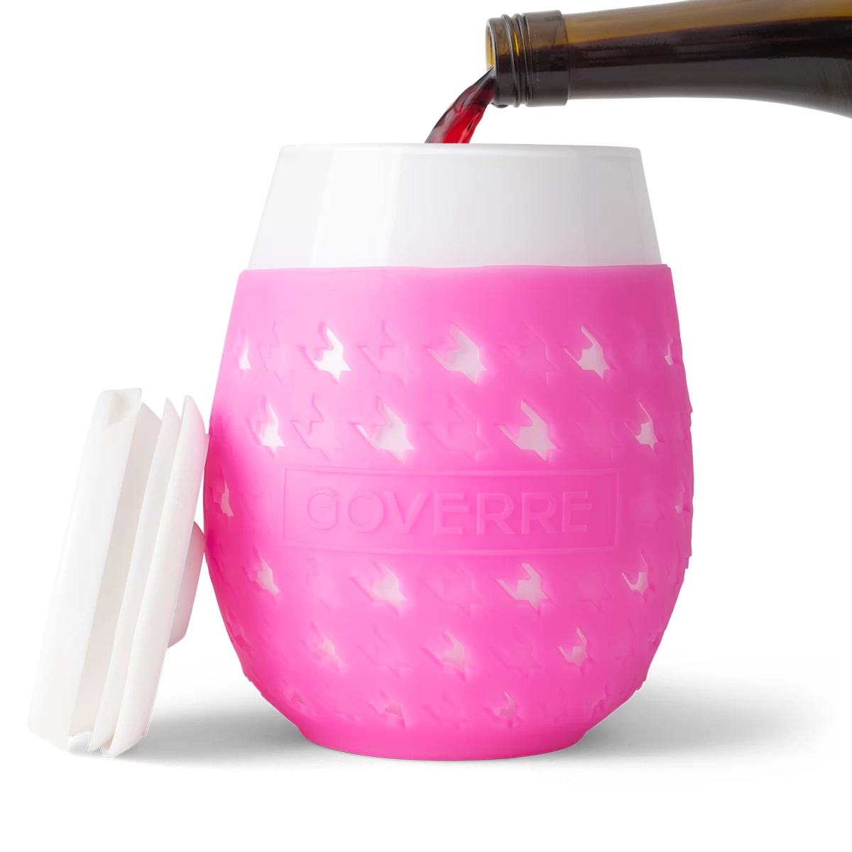 Goverre Wine Glass | Hot Pink - Image 3