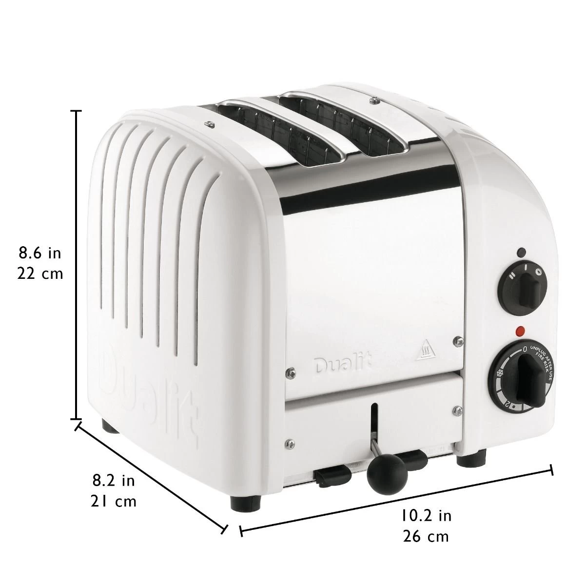 Dualit NewGen Classic 2-Slice Toaster | White - Image 3